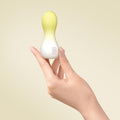 Personal Massage Device Smallest And Strongest Cordless Handheld Massager - Cute & Powerful - Best For Travel - Magic Stress Away - Perfect On Neck Legs Hand Pains And Sports (Yellow)