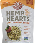 Manitoba Harvest Organic Hemp Seeds, 10g Plant Based Protein & 12g Omega 3 & 6 per Serving, Smoothies, Yogurt & Salad, Gluten Free & Non-GMO, Vegan Friendly, Kosher, Keto, Paleo, 16 Ounce (Pack of 6)