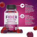 Atlantis Nutrition Sugar Prebiotic Fiber Gummies For Adults 2-Pack (120 Gummies) + Magnesium Gummies - 770 Mg Magnesium Citrate 60 Gummies