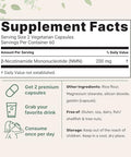 Micro Ingredients Nmn 200Mg Per Serving 120 Veggie Capsules 60 Servings Easily Absorbed Nicotinamide Mononucleotide Form Nad+ Precursor and Nr Supplement Alternative NonGmo Vegan
