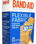 Band-Aid Brand Flexible Fabric Adhesive Bandages. Protection That Moves With You. 39 Bandages