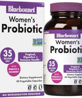 Bluebonnet Nutrition Women'S Probiotic 35 Billion Cfu Shelf Stable Urinary Tract Vaginal Ph Digestive Immune Prebiotic And Cranberry Nongmo Of Dairy Gluten & Soy 30 Servings