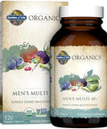 Garden Of Life Organics Whole Food Multivitamin For Men 40+ 120 Tablets, Vegan Mens Multi For Health & Well-Being Certified Organic Whole Food Vitamins & Minerals For Men Over 40 Mens Vitamins