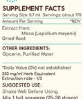 Maca B120 (2pcs) Alcohol-Free Herbal Extract Tincture, Super-Concentrated Maca (Lepidium Meyenii) Dried Root (2x4 fl oz)
