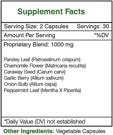 Secrets of the Tribe - Intestinal Rescue, Gas and Bloating Formula, Herbal Supplement Blend (60 Capsules)