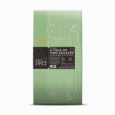 Luxmi Estates Organic Assorted Variety Pack of 6 | 1 African Rose 1 Citrus Sky1 English Breakfast & 1 Midnight Bloom | 25 Tea Bags (50g) Packs | Organic Tea