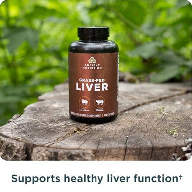 Ancient Nutrition Organ Supplements Grass Fed And Wild Organ Complex Capsules Beef & 180 Ct