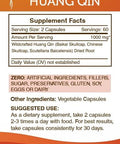 Secrets of the Tribe Huang Qin 120 Capsules, 1000 mg, Wildcrafted Huang Qin (Baikal Skullcap, Chinese Skullcap, Scutellaria Baicalensis) Dried Root (120 Capsules)