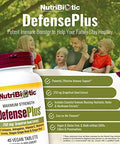 Nutribiotic â€“ Defenseplus 45 Tablets 11 In 1 Immune Support With Vitamin C Zinc Grapefruit Seed Extract Ecea Astragalus Root & Immune Boosting Extracts & Mushrooms Vegan & Gluten