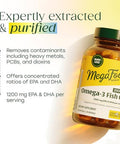Megafood Fish Oil Omega 3 Supplements 90 Softgels 2000Mg
