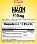Sundance Flush Free Niacin 500 mg 50 Capsules Inositol Hexanicotinate Essential Vitamin NonGMO and Gluten Free Supplement