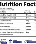 Immuneti - Advanced Immune Defense, 6-In-1 Powerful Blend Of Vitamin C, Vitamin D3, Zinc, Elderberries, Garlic Bulb, Echinacea - Supports Overall Health, Provides Vital Nutrients & Antioxidants