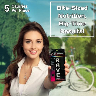 Vitaplur E-Boost Gum, 10 Packs, Rave Supplement, Festival Wellness, Magnesium, Rave Vitamins, Rave Gear, Antioxidants & Electrolytes, 5-Htp Free, Cosmic Mojito