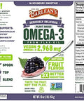 Barlean'S Omega 3 Liquid Supplement Bundle Blackberry Smoothie Flax Seed Oil And PiÃ±a Colada Fish Oil Supplements Set 16 Oz