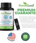Forestleaf Liver Cleanse Detox & Repair - Fatty Liver Repair Detox Complex Supplement W/Choline Zinc Milk Thistle Dandelion Root Turmeric Burdock Artichoke - Liver Support Supplement 60 Caps