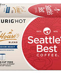 SeattleÃƒÂ¢Ã¢â€šÂ¬Ã¢â€žÂ¢s Best Coffee K-Cup Pods, House Blend Medium Roast, Smooth Roasted Ground Coffee K-Cups for Keurig Brewers, 10 CT K-Cup Pods/Box (Pack of 3 Boxes)