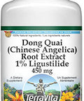 Terravita Dong Quai (Chinese Angelica) Root Extract - 1% Ligustilide - 450 Mg (100 Capsules, Zin: 513371)
