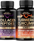 Nutraharmony Collagen Peptides & Turmeric Curcumin Capsules