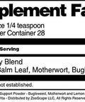 Terravita Thyroid Support Powder - Bugleweed Motherwort And Lemon Balm (1 Oz Zin: 511180)