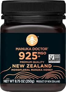 New Zealand Honey Co. Raw Manuka Honey UMF 24+ MGO 1122+ - 4.4oz Starter Size - Authentic New Zealand Sourced - Monofloral UMF Certified - 125g