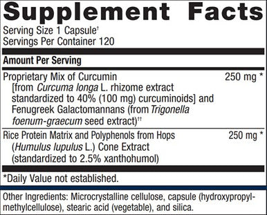 Metagenics Inflavonoid Highly Bioavailable Curcumin & Xanthohumol 120 servings