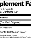 Terravita Flaxseed (Certified Organic) - 450 Mg (100 Capsules, Zin: 517688) - 3 Pack