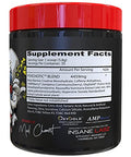 Insane Labz Psychotic High Stimulant Pre Workout Powder Extreme Lasting Energy Focus And Endurance With Beta Alanine Creatine Monohydrate Dmae 35 Srvgs (Hawaiian Orange)