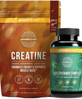 Primal Multivitamin + Primal Creatine Powder Bundle 2Pack Support Daily Nutrition Energy & Muscle Strength 30 Servings Each