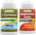 Best Naturals L-Tyrosine 500 Mg & Magnesium Oxide 500 mg