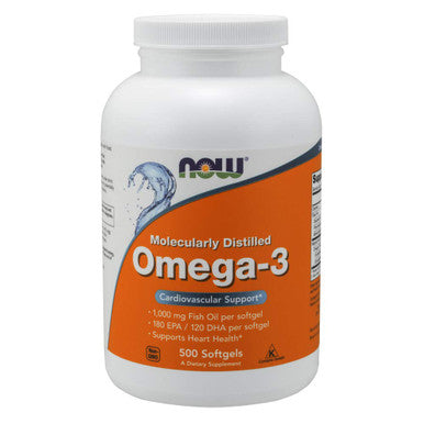 Now Foods Omega-3 Softgels - 500 Softgels