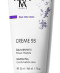 Yon-Ka Creme 93 Mattifying Moisturizer (50ml) Balancing Facial Cream for Combination Skin, Balance Oily Complexion with Vitamins A,C and E, Paraben-Free