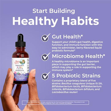 Maryruth's Organics Kids Very Berry Liquid Probiotic 2 Fz