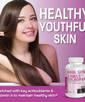 Bronson Hair Skin and Nails with Biotin Extra Strength Vitamin Supplement for Women 100 Capsules