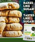 Healthier Comforts Monk Fruit with Granulated Allulose (No Erythritol) | All Natural Sugar Substitute | Zero Calorie 1:1 White Sugar Replacement | No Aftertaste, Keto, Non-GMO, Gluten Free, Vegan, Zero Net Carbs | 10oz