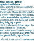 Swiss Natural Vitamin B12, B6 and Folic Acid Cherry Chewable Tablet, 60 tablets