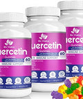 Bio Vitalica Quercetin Gummies By Biovitalica Quercetin With Bromelain Vitamin C And Zinc & Elderberry + Vitamin D35 In 1 Immune Support Zinc Quercetin 750 Mg For Kids And Adults (1)
