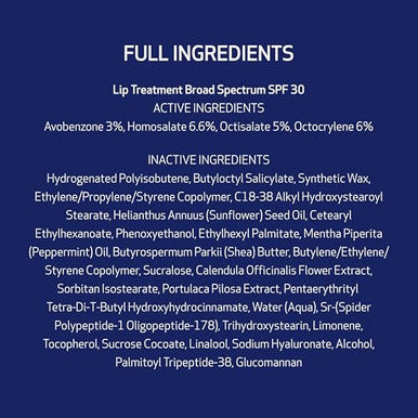 Obagi Lip Therapy Spf 30 Soothe & Protect Lip Balm Treat With Hyaluronic Acid Vitamin E & Peptides Visibly Plumps Soothes & Moisturizes Dry Lips & Protects Against Uva/Uvb Rays .34 Oz
