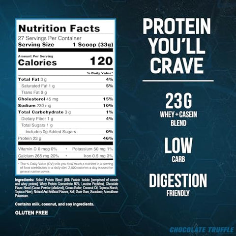 Pescience Lean Mass Stack â€“ Select Low Carb Whey + Casein Protein Powder & Trucreatine+ Creapure Creatine Monohydrate â€“ Muscle Growth Recovery & Strengthâ€“ Chocolate Truffle 27 Servings + 30 Serving