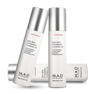 M.A.D Skincare Environmental Mega Rich Antioxidant Facial Cleansing Gel 6.75 oz.
