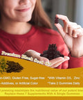 Black Seed Oil & Sea Moss Gummies, Organic Irish Sea Moss Gummies With Ashwagandha, Black Seed Oil, Elderberry, Turmeric, Vitamin D3/C And Zinc - Immune Support, Joints, Digestion, Hair & Skin