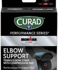 Curad Performance Series Ironman Elbow Support Dual Wrap-Around Strap Universal 1 Each