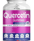 BIO VITALICA BioVitalica Sea Moss Ashwagandha and Quercetin Gummies (Bundle) with Bromelain Vitamin C and Zinc and Elderberry + Vitamin D35 in 1 Immune Support