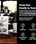 Coconut Essentials - Organic Coconut Oil for Coffee, Cold-Pressed, MCT Oil for Weight Loss, Brain & Digestive Health, Keto-Friendly, Natural Slim, 1 Pouch, 7 fl oz
