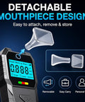 Dubignb Mini Breathalyzer Alcohol Tester Portable Digital Breath Alcohol Detector With Lcd Display Bac Mini Breathalyzer Keychain Tester Blood Alcohol Breathalyzer Mini For Travel