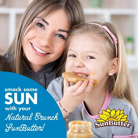 SunButter Crunch Sunflower Seed Butter 16 oz NutFree Spread with 7g PlantBased Protein Roasted Rich & Savory Flavor Smooth Texture Vegan Kosher & NonGMO