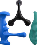 Abnaok Manual Trigger Point Massage Tool And Thumb Saver For Full Body Deep Tissue Massage, With 3-Legged Massage Knobs, Stress Relief