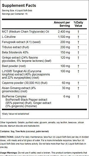 Irwin Naturals Testosterone Up Red 60 Sgels