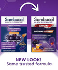 Sambucol Black Elderberry Throat Lozenge - Sore Throat Drops With Black Elderberry Honey Vitamin C & Zinc Sore Throat Relief For Adults & Kids Soothes Cough Soft & Chewy - 20 Count Pack Of 2