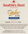 SeattleÃƒÂ¢Ã¢â€šÂ¬Ã¢â€žÂ¢s Best Coffee K-Cup Pods, House Blend Medium Roast, Smooth Roasted Ground Coffee K-Cups for Keurig Brewers, 10 CT K-Cup Pods/Box (Pack of 3 Boxes)