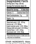 Flora RespirEssence Natural Lung Breath Aid Natural Blend of Thyme Licorice Root and Stinging Nettle Vegan and GlutenFree 17fl. oz. Glass Bottle